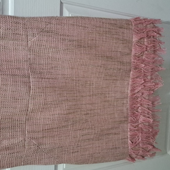 Forest Lily Tweed Dress with Fringe - Picture 3 of 9